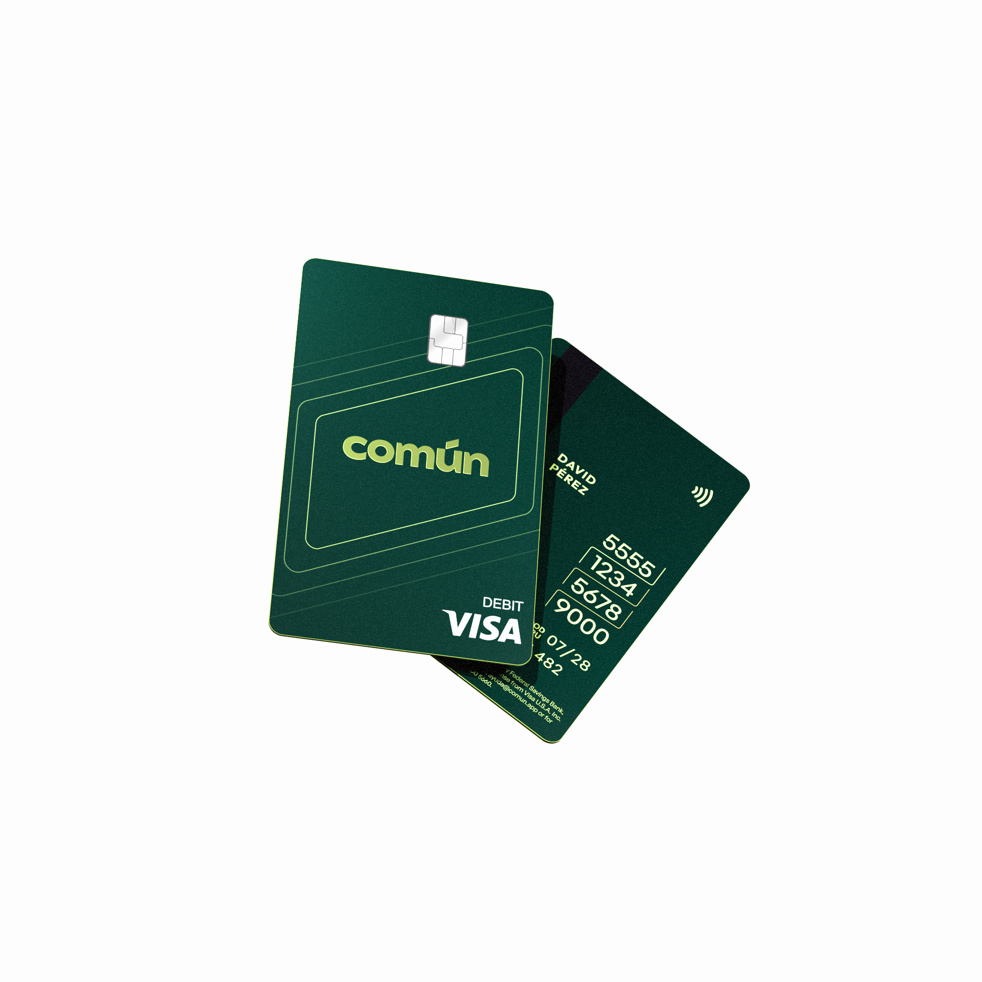 Común Visa debit cards